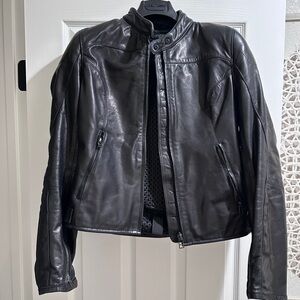 dainese mike pelle lady leather jacket size 42